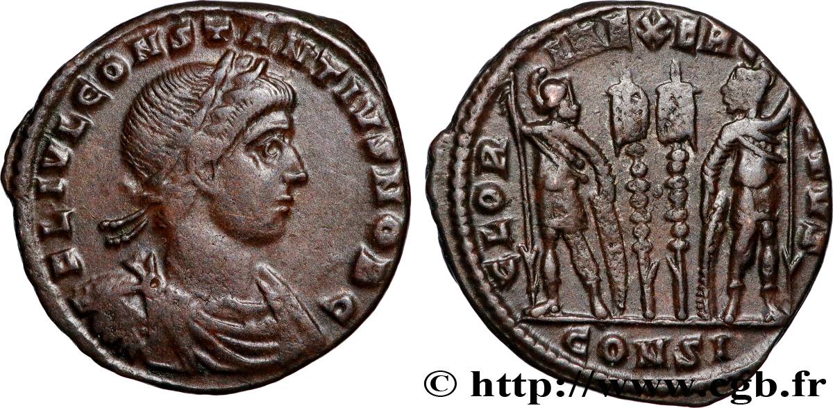 CONSTANTIUS II Centenionalis ou nummus AU