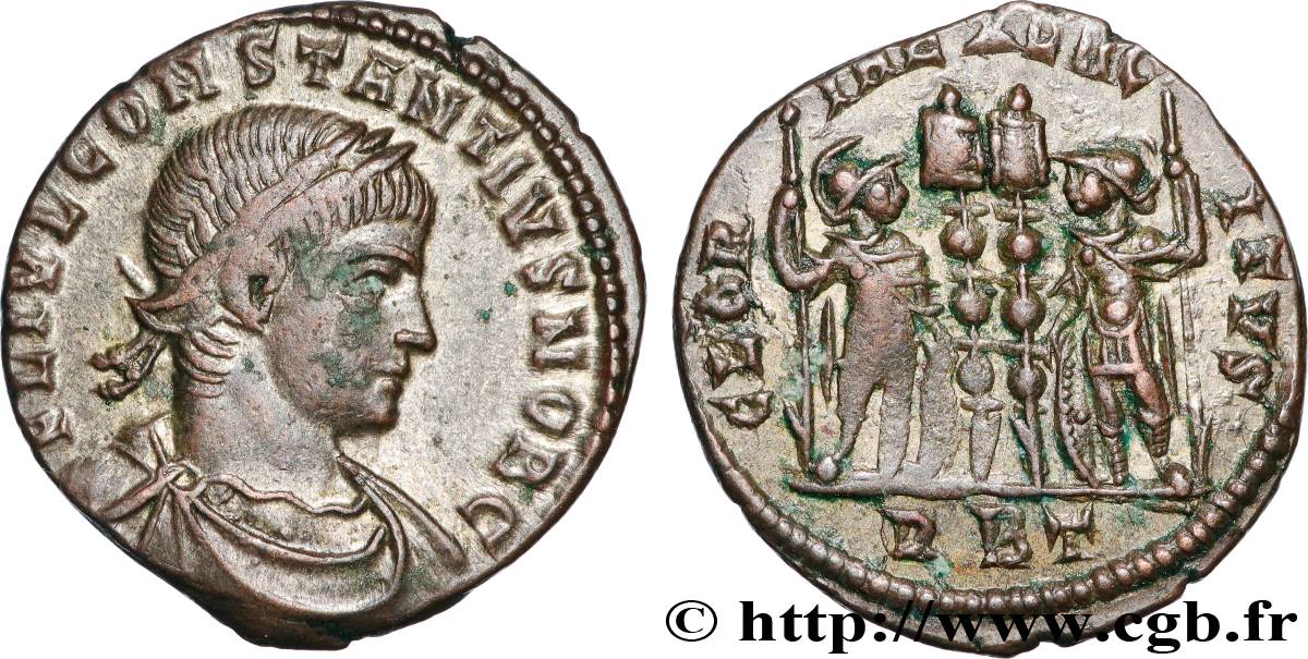 CONSTANTIUS II Centenionalis ou nummus AU