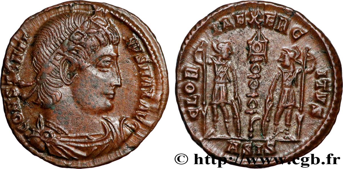 CONSTANTINO I EL MAGNO Centenionalis ou nummus EBC