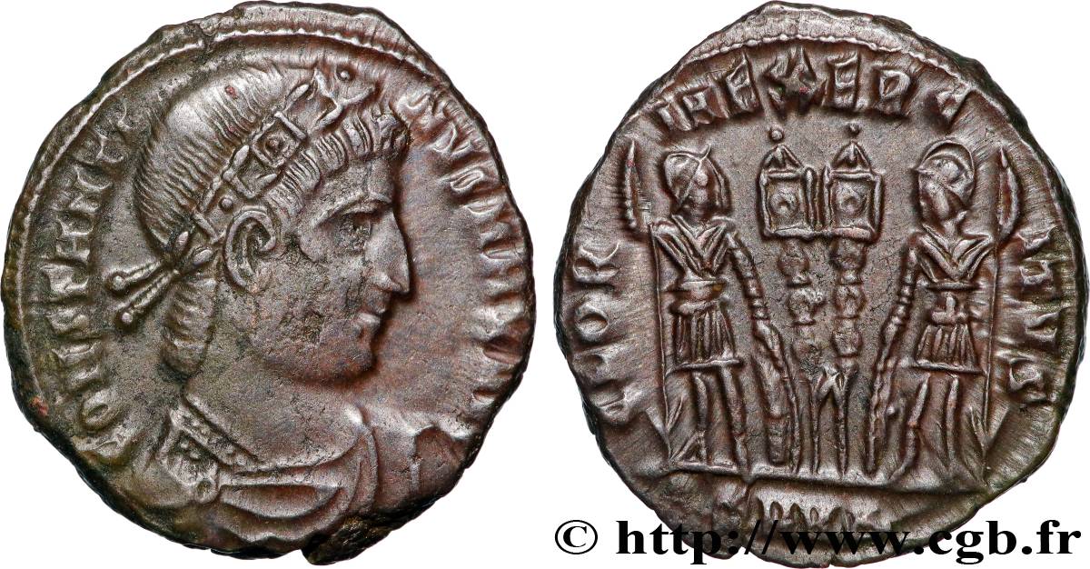 CONSTANTINE I THE GREAT Centenionalis ou nummus AU/AU