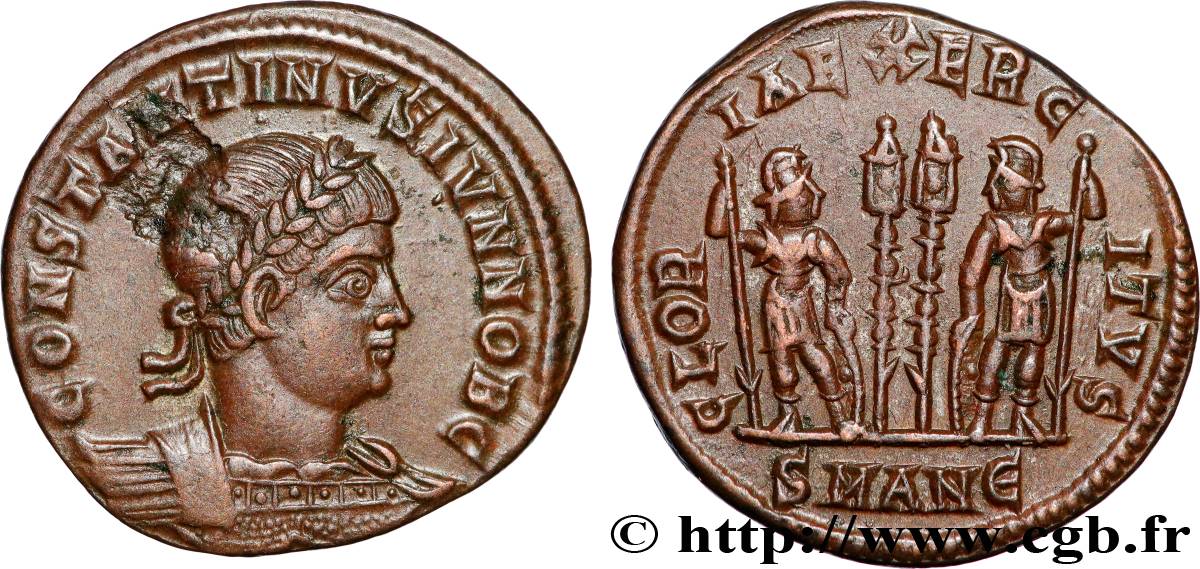 COSTANTINO II Centenionalis ou nummus q.SPL