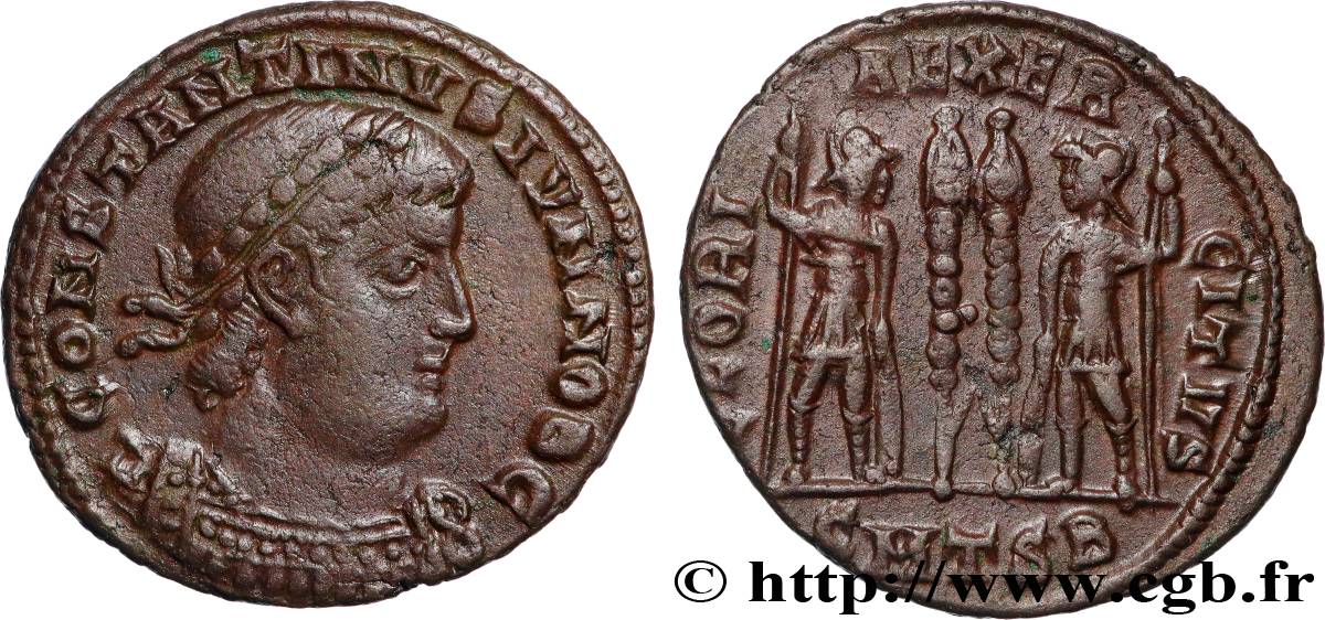 COSTANTINO II Centenionalis ou nummus q.SPL