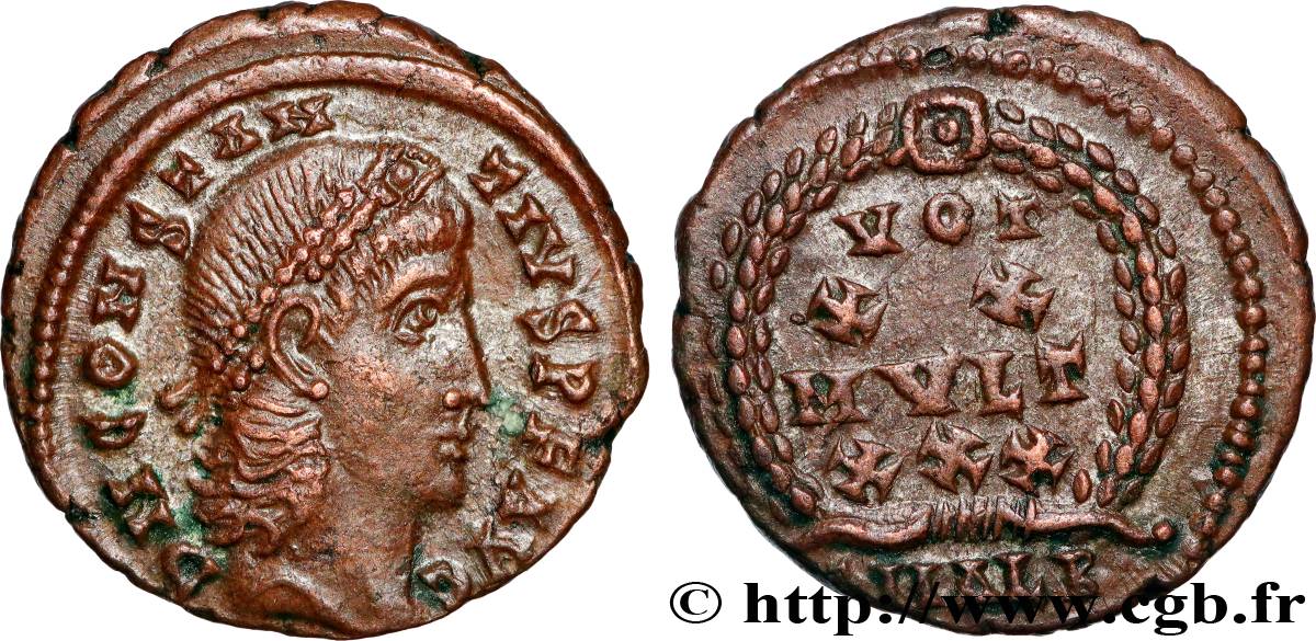 CONSTANTIUS II Centenionalis ou nummus fVZ