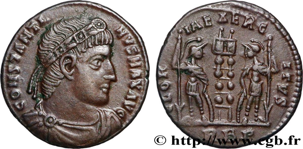 CONSTANTINE I THE GREAT Centenionalis ou nummus AU