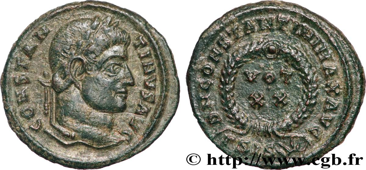 CONSTANTINE I THE GREAT Centenionalis ou nummus AU