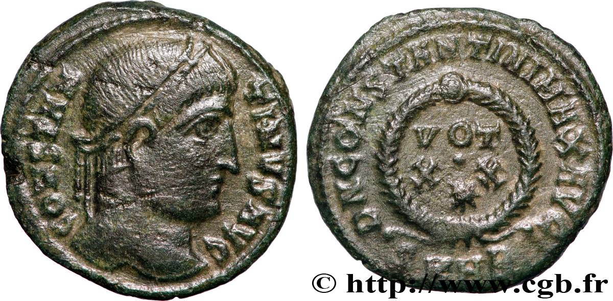 CONSTANTINE I THE GREAT Centenionalis ou nummus AU