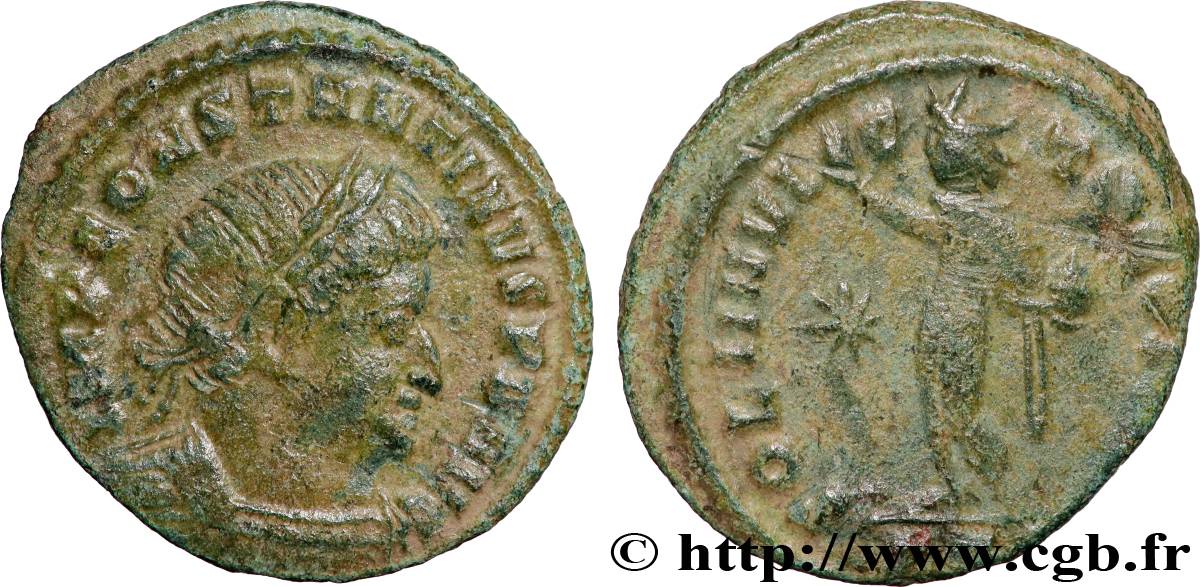 CONSTANTINO I EL MAGNO Follis ou nummus MBC