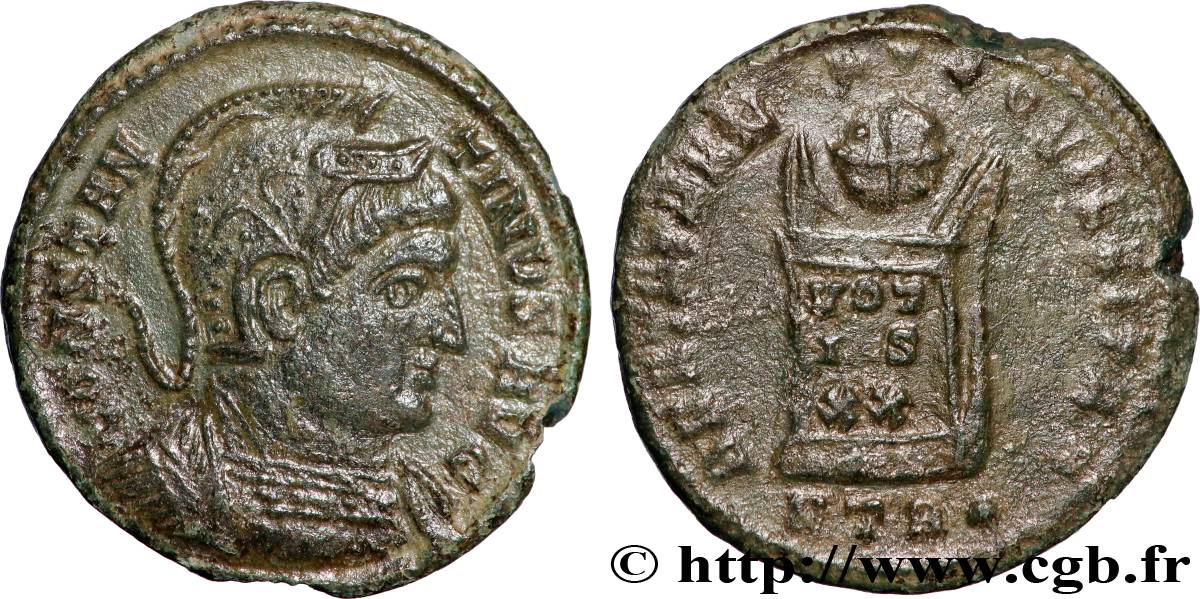 CONSTANTINE I THE GREAT Centenionalis ou nummus AU