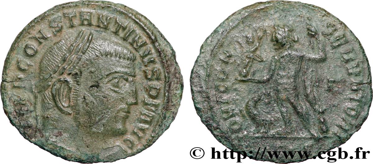 CONSTANTINE I THE GREAT Follis ou nummus XF