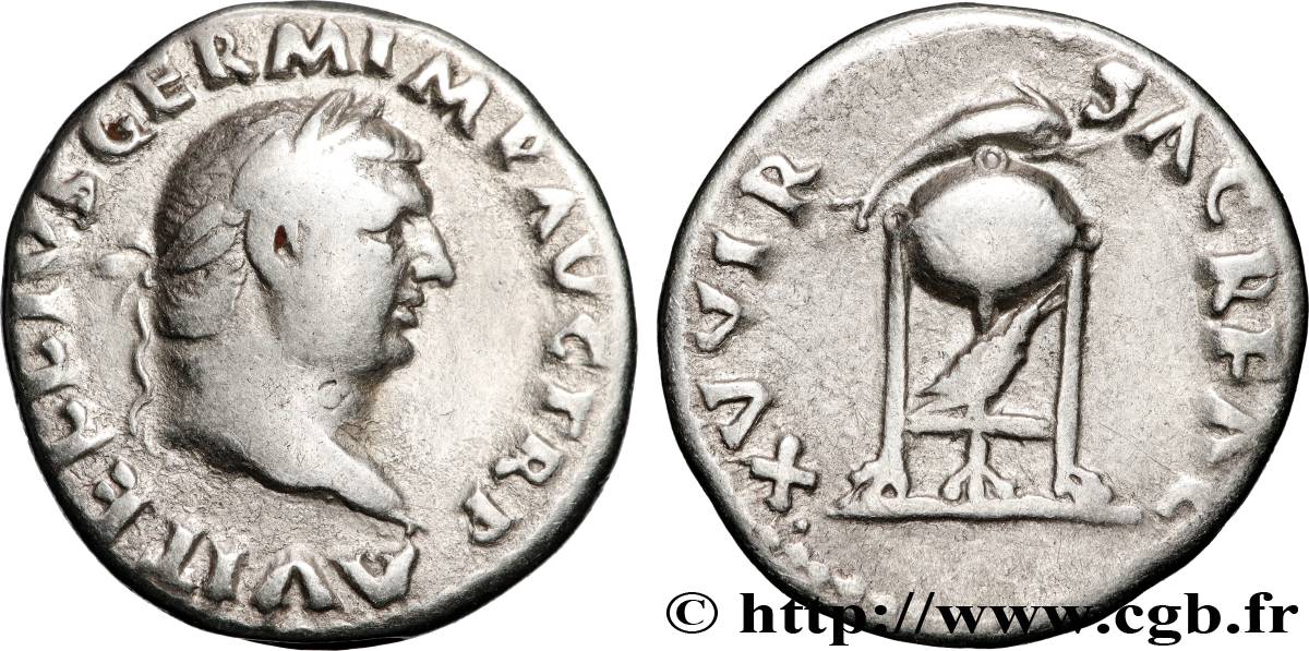 VITELLIUS Denier AU