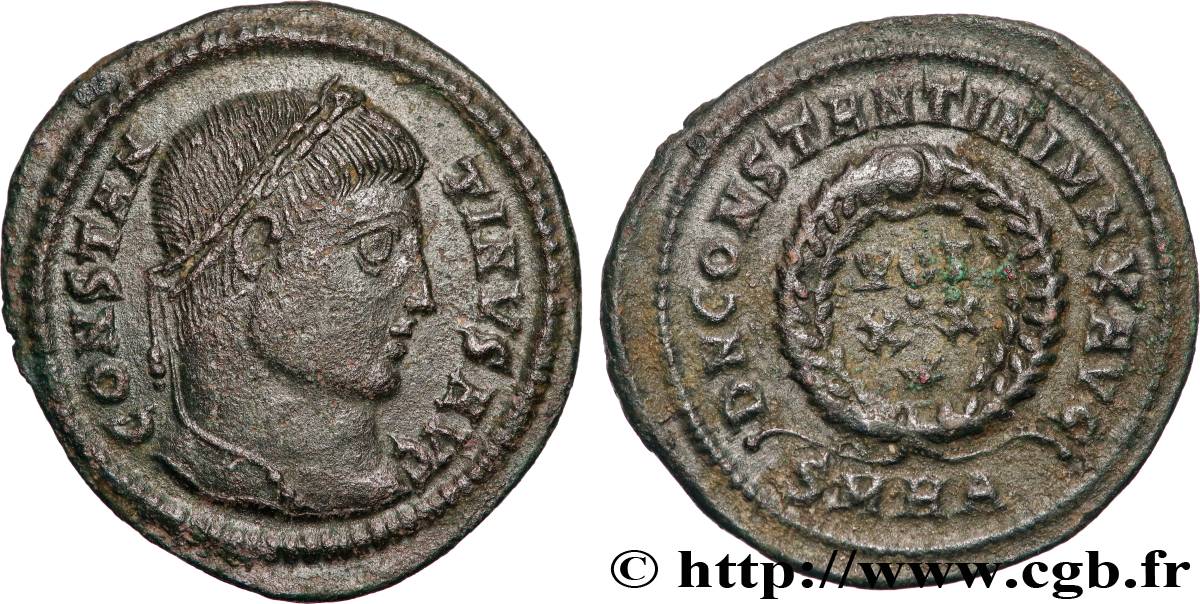 CONSTANTINE I THE GREAT Centenionalis ou nummus AU