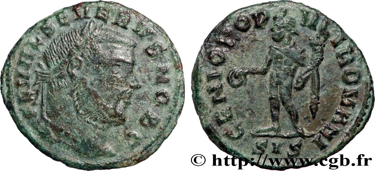 SEVERUS II Quart de follis ou quart de nummus XF