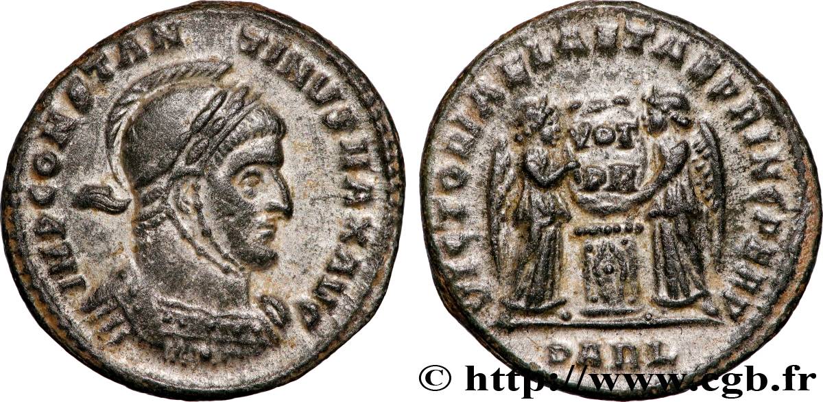 CONSTANTINUS I DER GROßE Centenionalis ou nummus fVZ