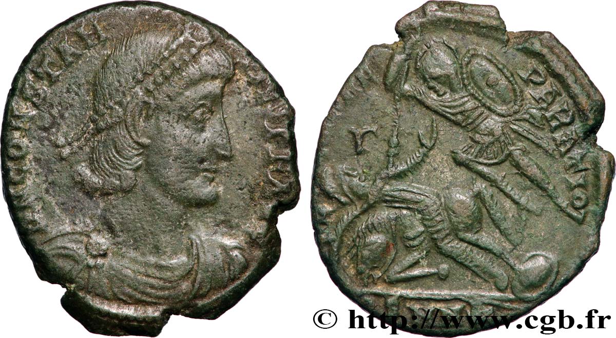 CONSTANTIUS II Maiorina XF/AU