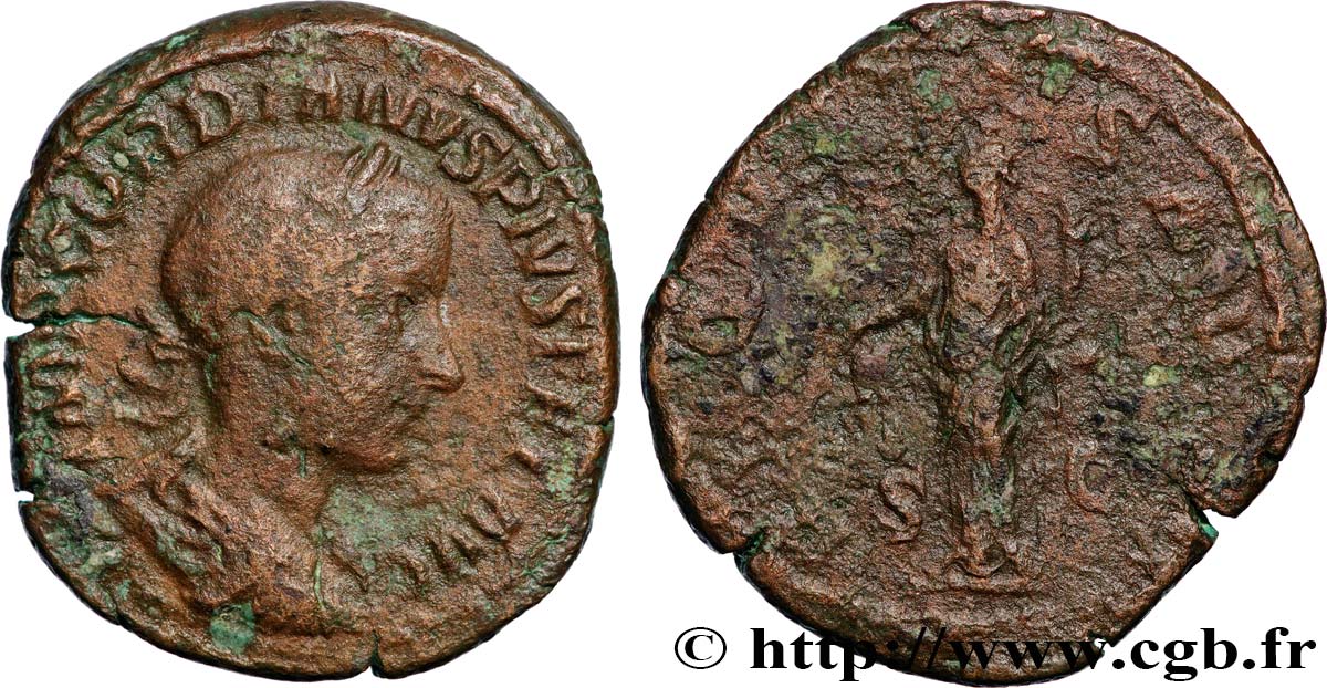 GORDIAN III Sesterce VF