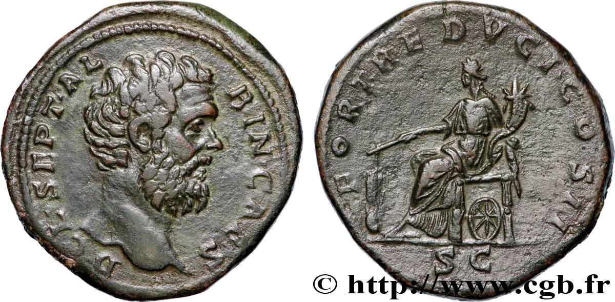 CLODIUS ALBINUS Sesterce AU