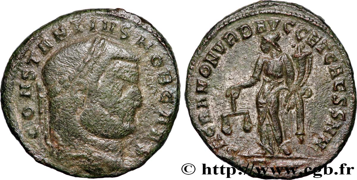 CONSTANTIUS I Follis fSS/fVZ