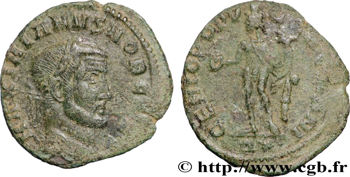 GALÈRE Follis ou nummus TTB