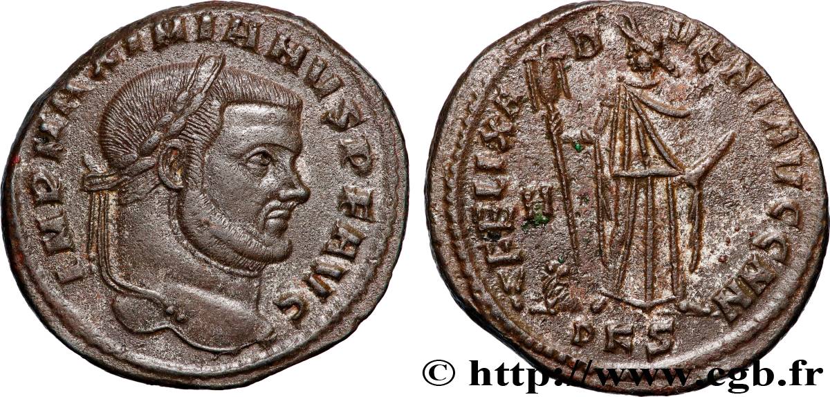 MAXIMIEN HERCULE Follis SUP/TTB+