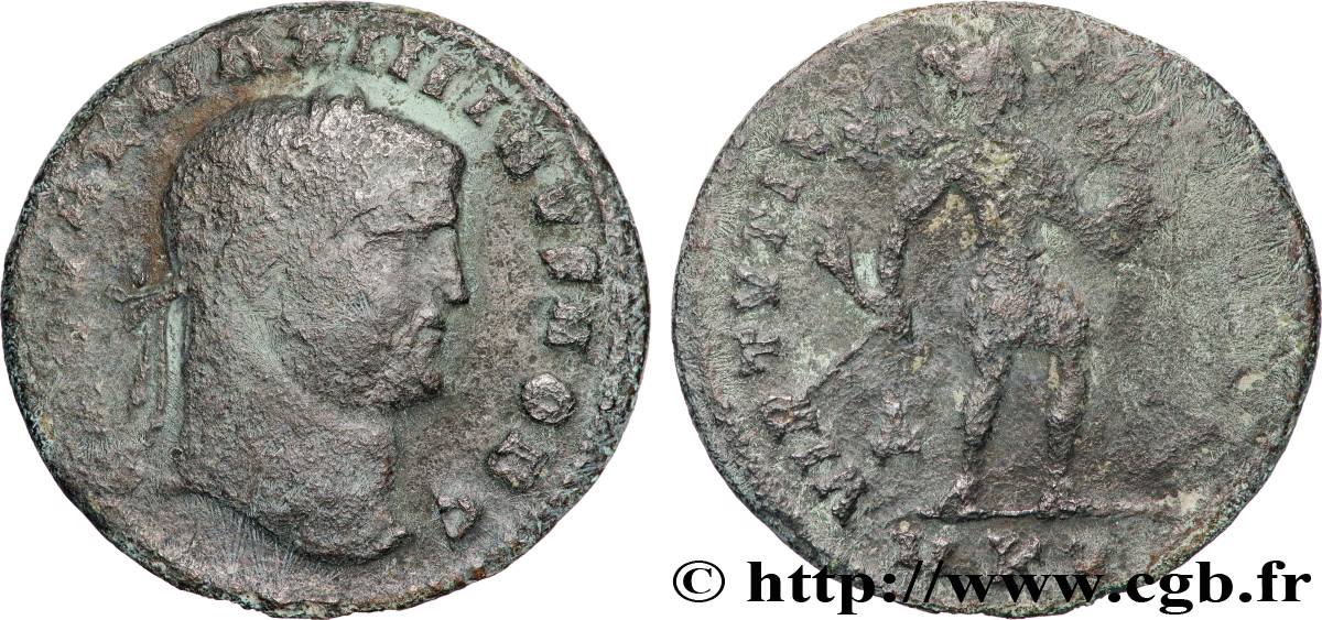 MAXIMINUS II DAIA Follis ou nummus VF