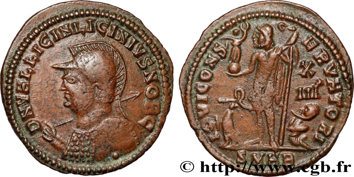 LICINIO II HIJO Follis ou nummus MBC+
