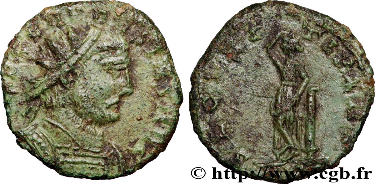 MAXIMIANUS HERCULIUS Follis ou nummus, imitation AU