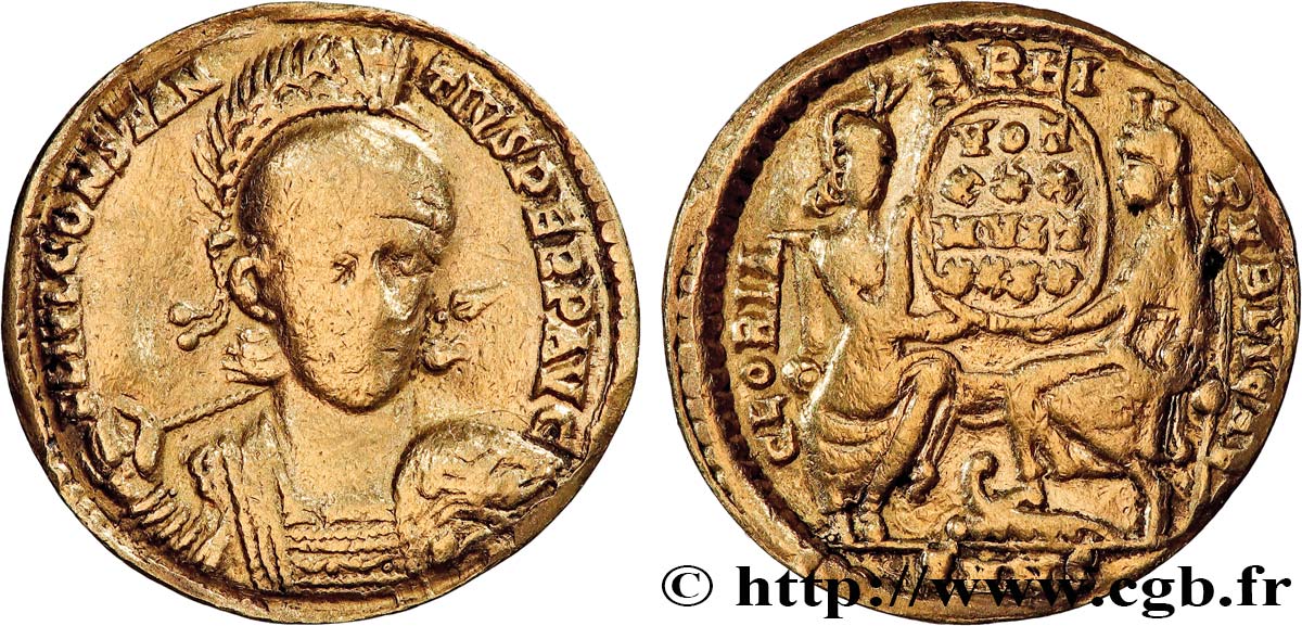 CONSTANTIUS II Solidus VF