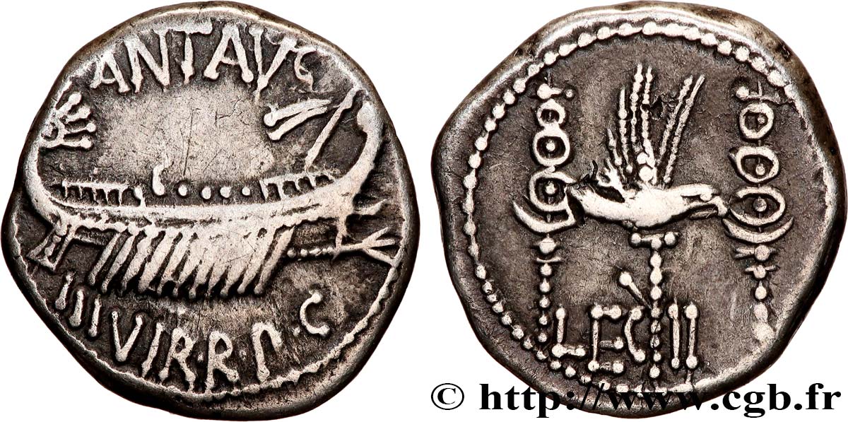 MARCUS ANTONIUS Denier fVZ