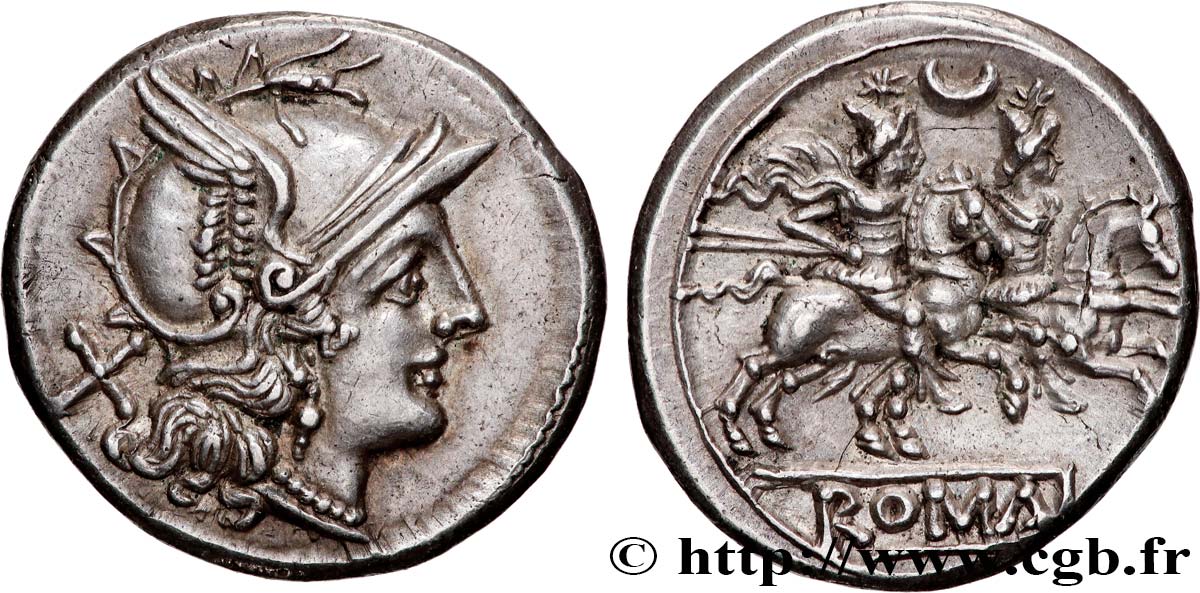 ROMAN REPUBLIC - ANONYMOUS Denier MS