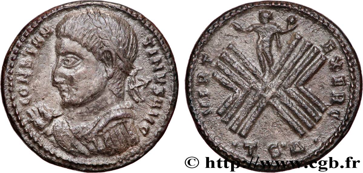 CONSTANTIN Ier LE GRAND Centenionalis ou nummus TTB+