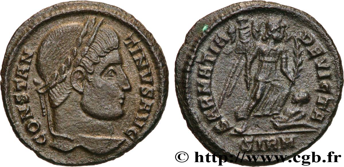 CONSTANTINE I THE GREAT Centenionalis ou nummus AU