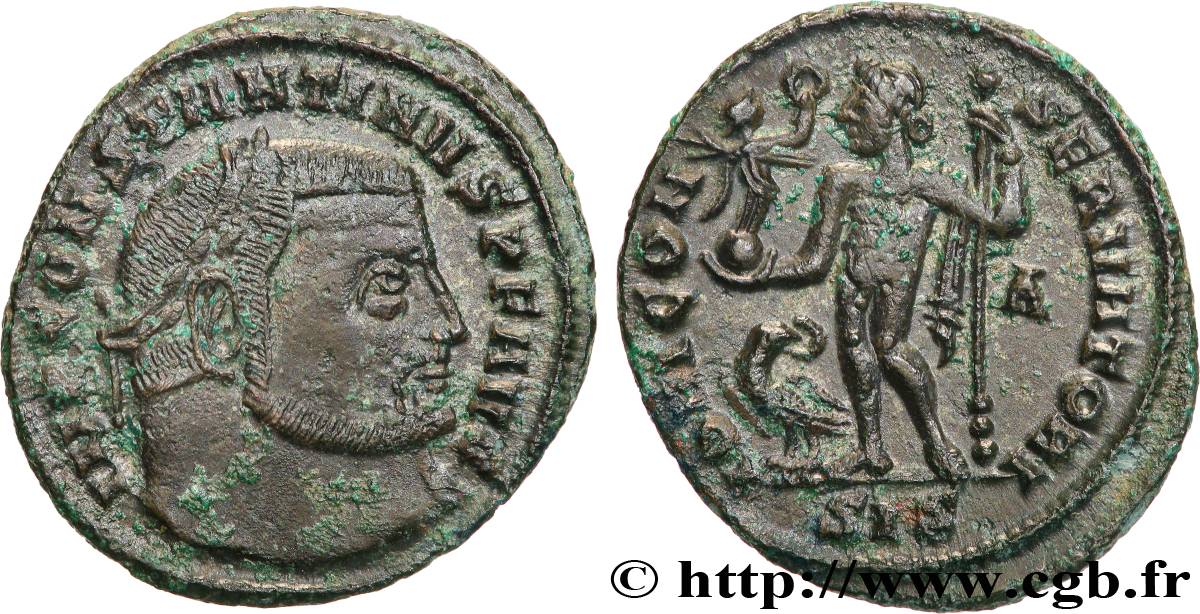 CONSTANTINE I THE GREAT Follis  AU
