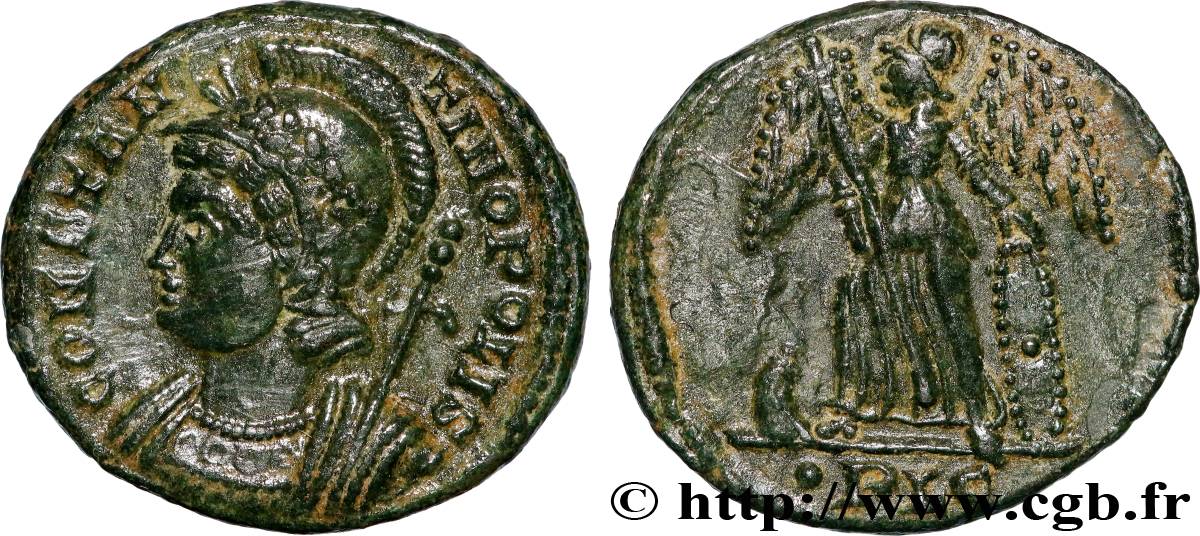 CONSTANTINOPLE Centenionalis ou nummus TTB+