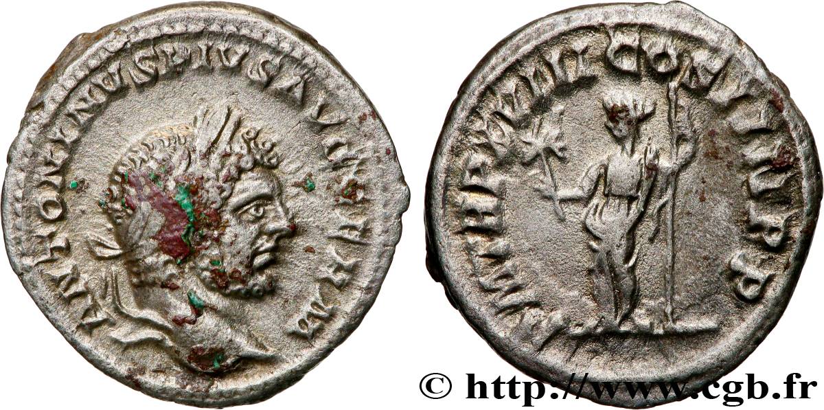 CARACALLA Denier TTB+/TTB