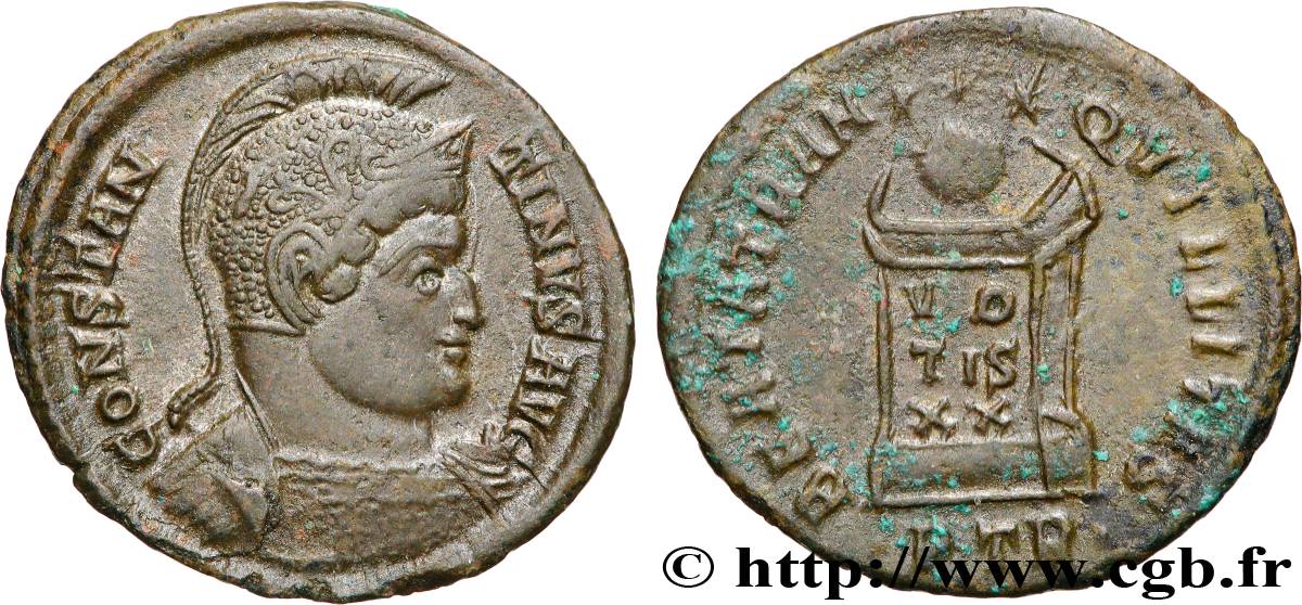 CONSTANTINE I THE GREAT Centenionalis ou nummus AU