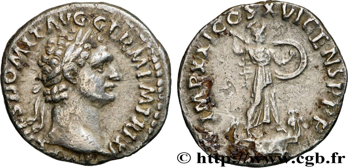 DOMITIANUS Denier AU