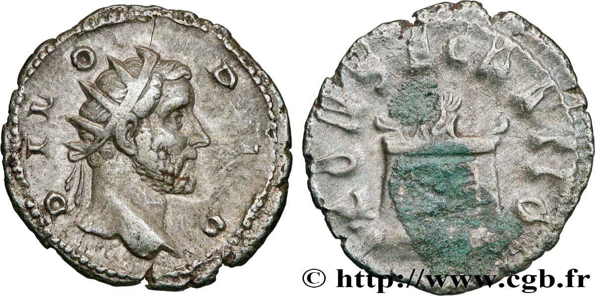 DIVI consecration of TRAJANUS DECIUS Antoninien AU/VF
