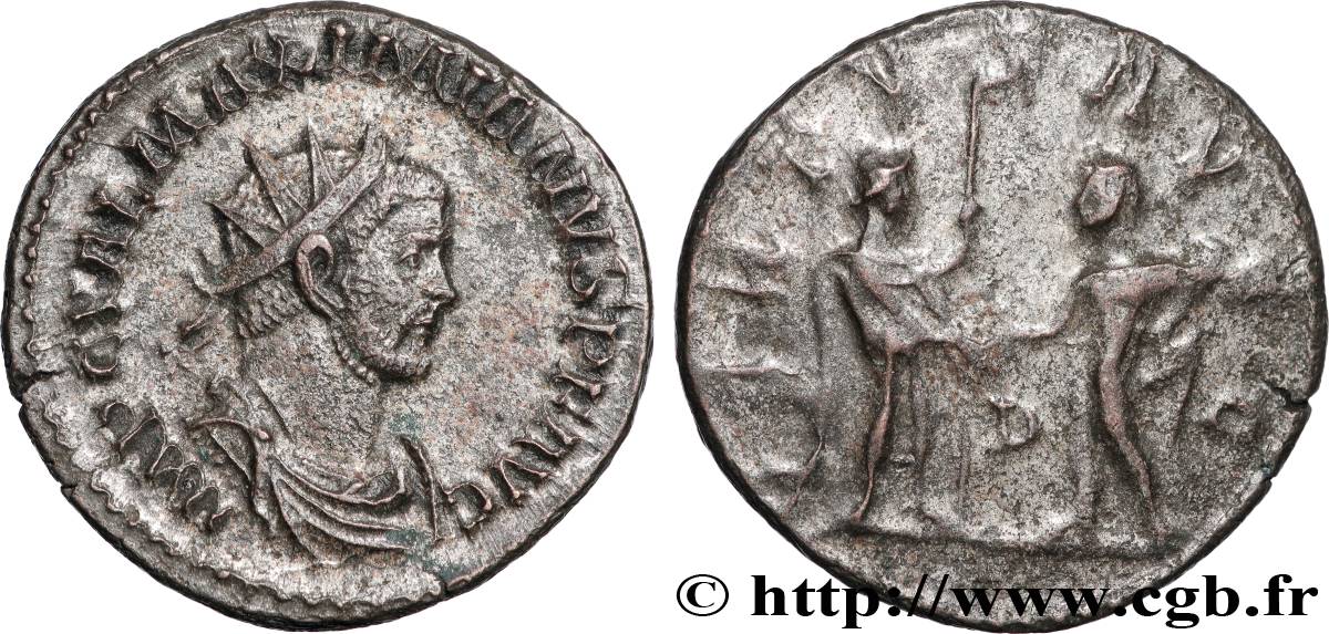 MAXIMIANUS HERCULIUS Aurelianus AU/XF