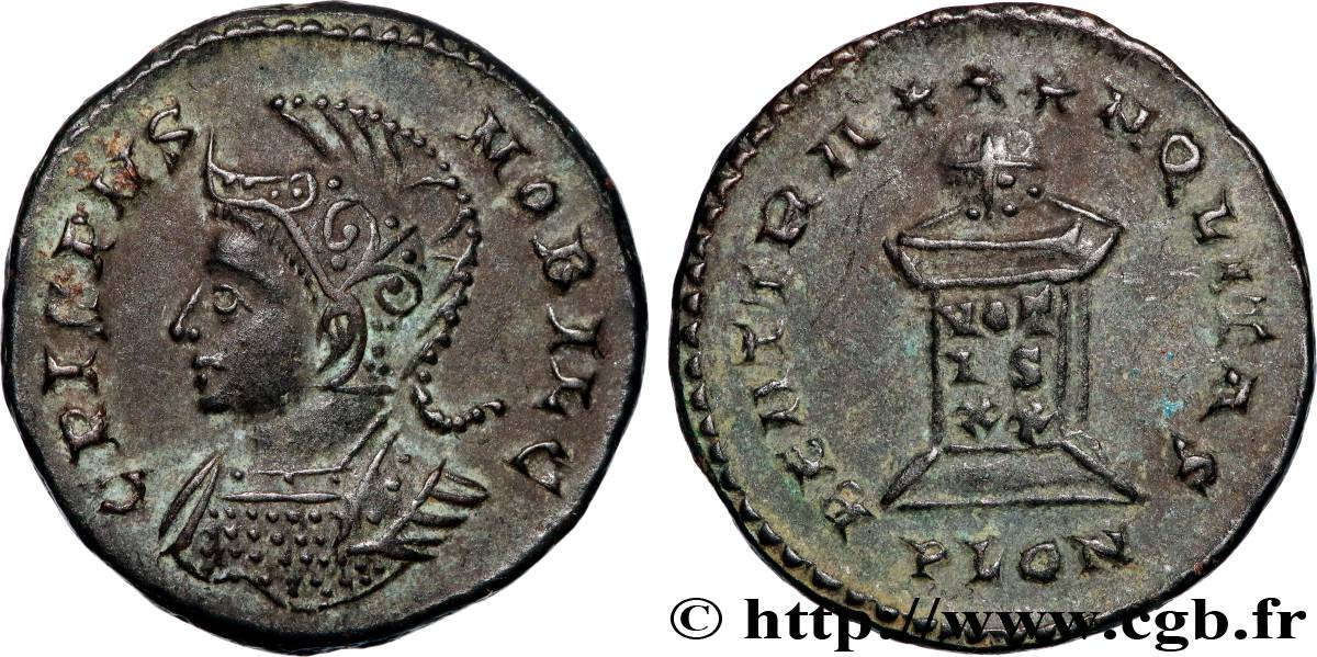 CRISPUS Centenionalis ou nummus AU
