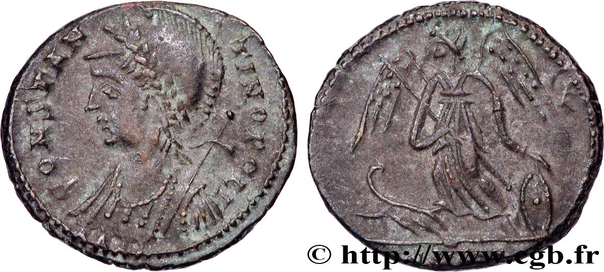 CONSTANTINOPOLIS Centenionalis ou nummus AU