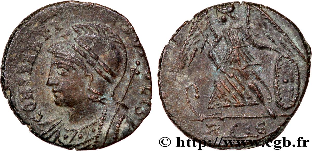 CONSTANTINOPOLIS Centenionalis ou nummus AU