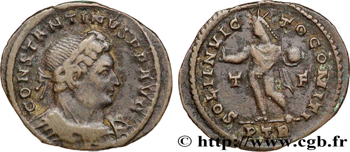 CONSTANTIN Ier LE GRAND Follis ou nummus TTB