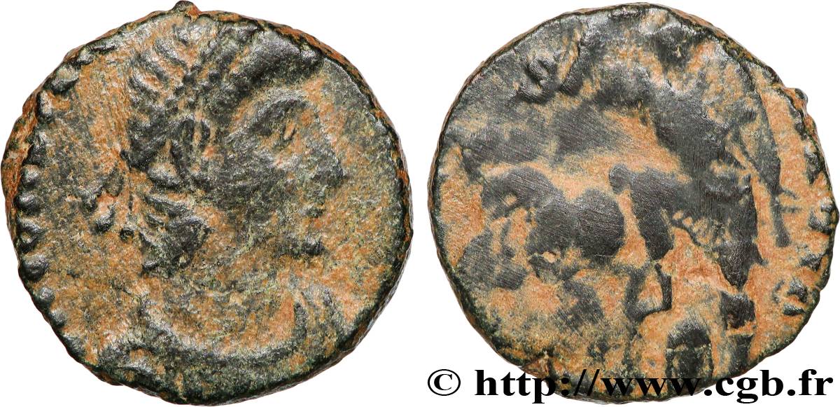 CONSTANCE II Maiorina réduite, (PB, Æ 3) TB