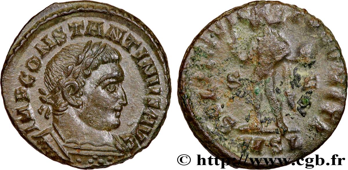 CONSTANTINE I THE GREAT Follis ou nummus AU/XF
