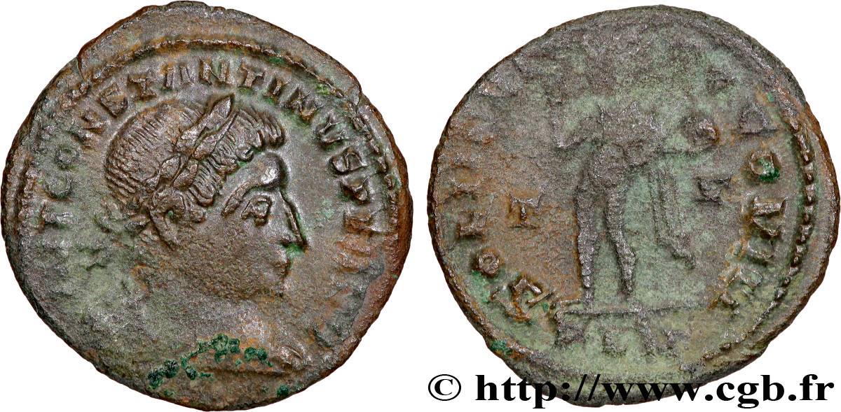 CONSTANTINE I THE GREAT Follis ou nummus AU/XF