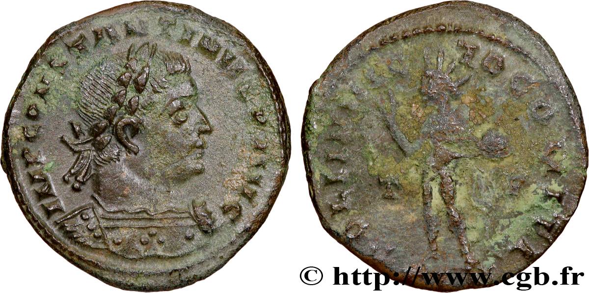 CONSTANTINE I THE GREAT Follis ou nummus AU/VF