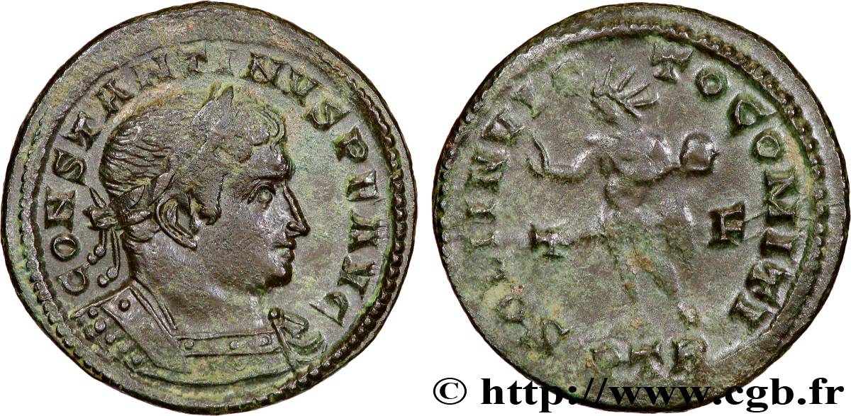 CONSTANTIN Ier LE GRAND Follis ou nummus TTB+/TB+