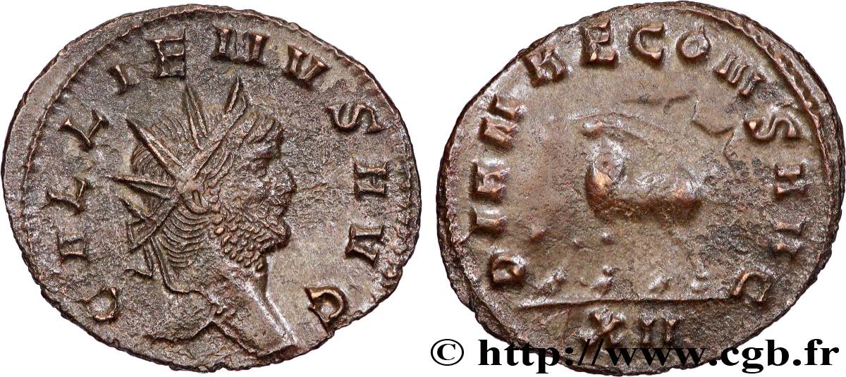 GALLIENUS Antoninien AU/XF