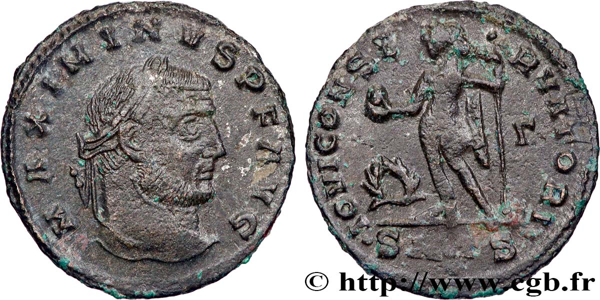 MAXIMINUS II  Follis ou nummus AU