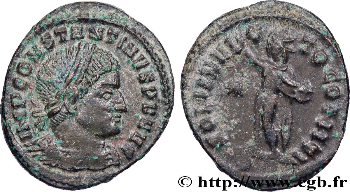 CONSTANTINE I THE GREAT Follis ou nummus AU/VF